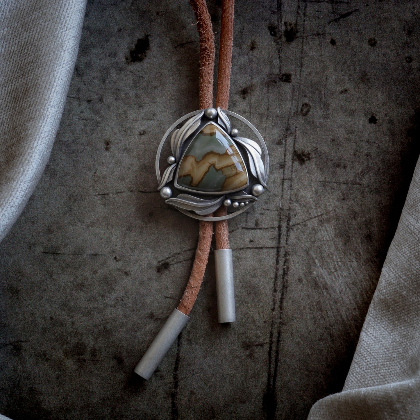 Deer Sky Jasper Bolo