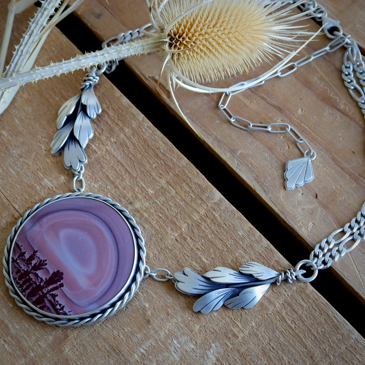 Apache Sage Rhyolite Necklace