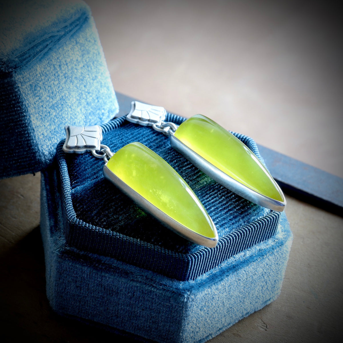 Vesuvianite Earrings