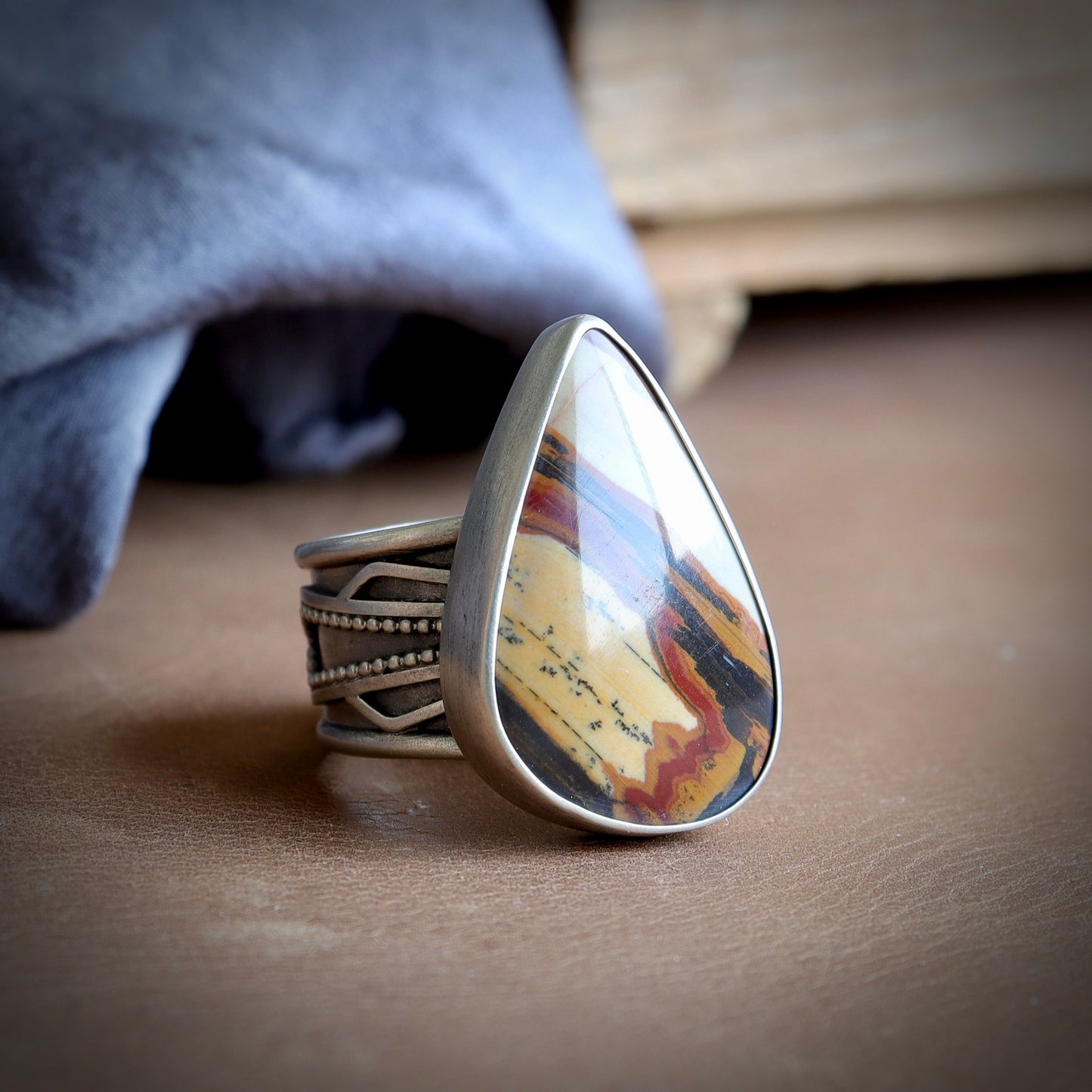 Owyhee Jasper Ring