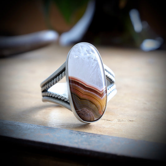 Agua Nueva Agate Ring