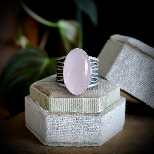 Rose Quartz Ring