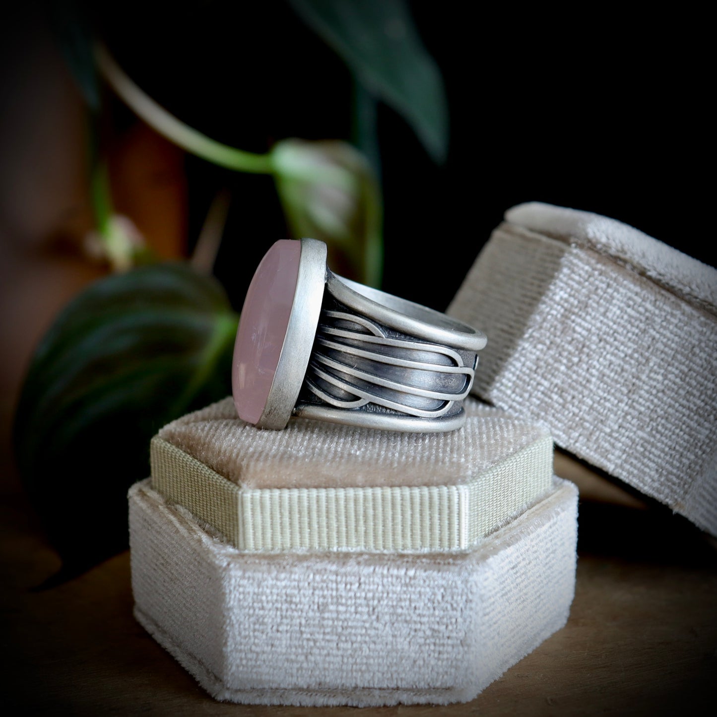 Rose Quartz Ring