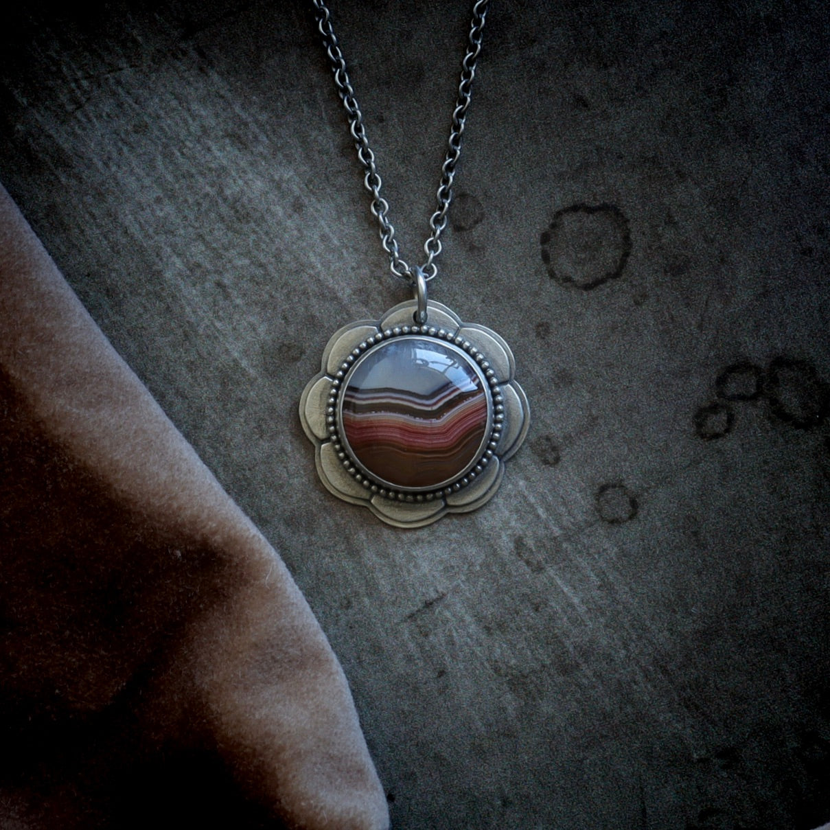 Agua Nueva Flower Necklace