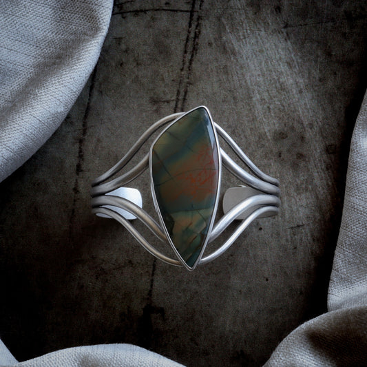 Blue Mountain Jasper Cuff