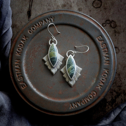 Truckee River Jasper Earrings