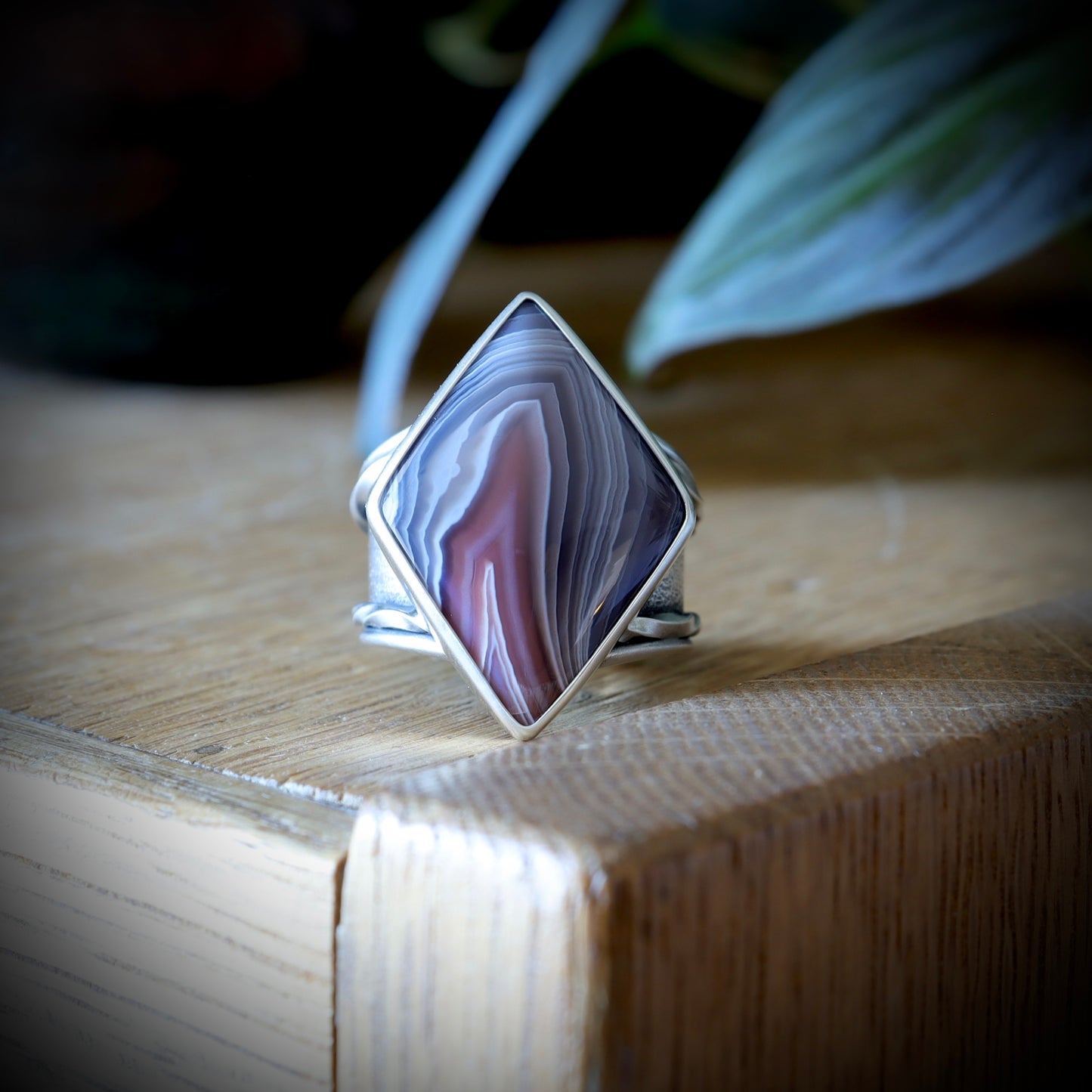 Swazi Agate Ring