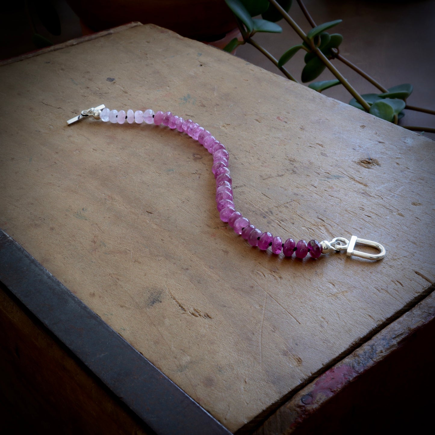 Pink Tourmaline Bracelet