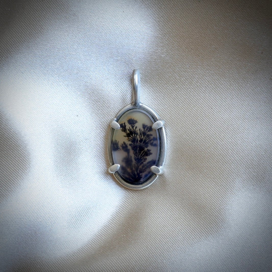 Dendritic Agate Pendant