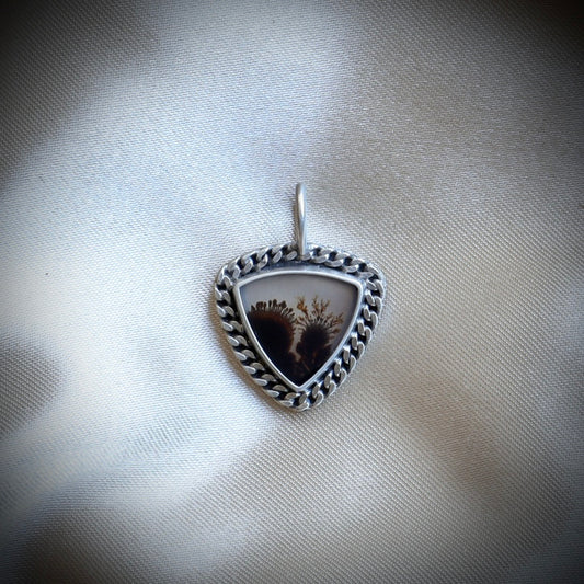 Dendritic Agate Pendant
