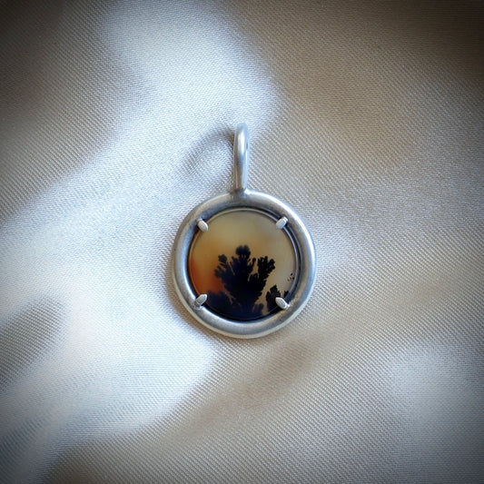 Dendritic Agate Pendant