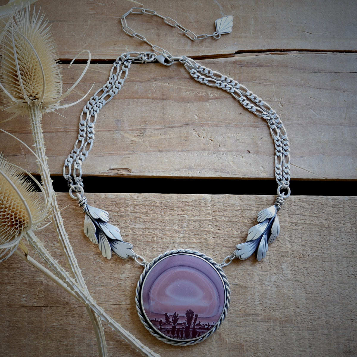 Apache Sage Rhyolite Necklace