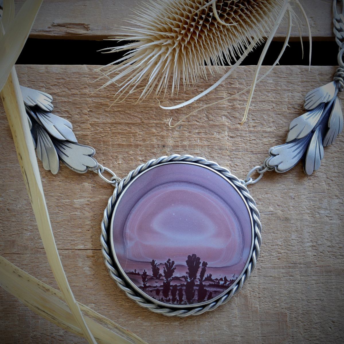 Apache Sage Rhyolite Necklace