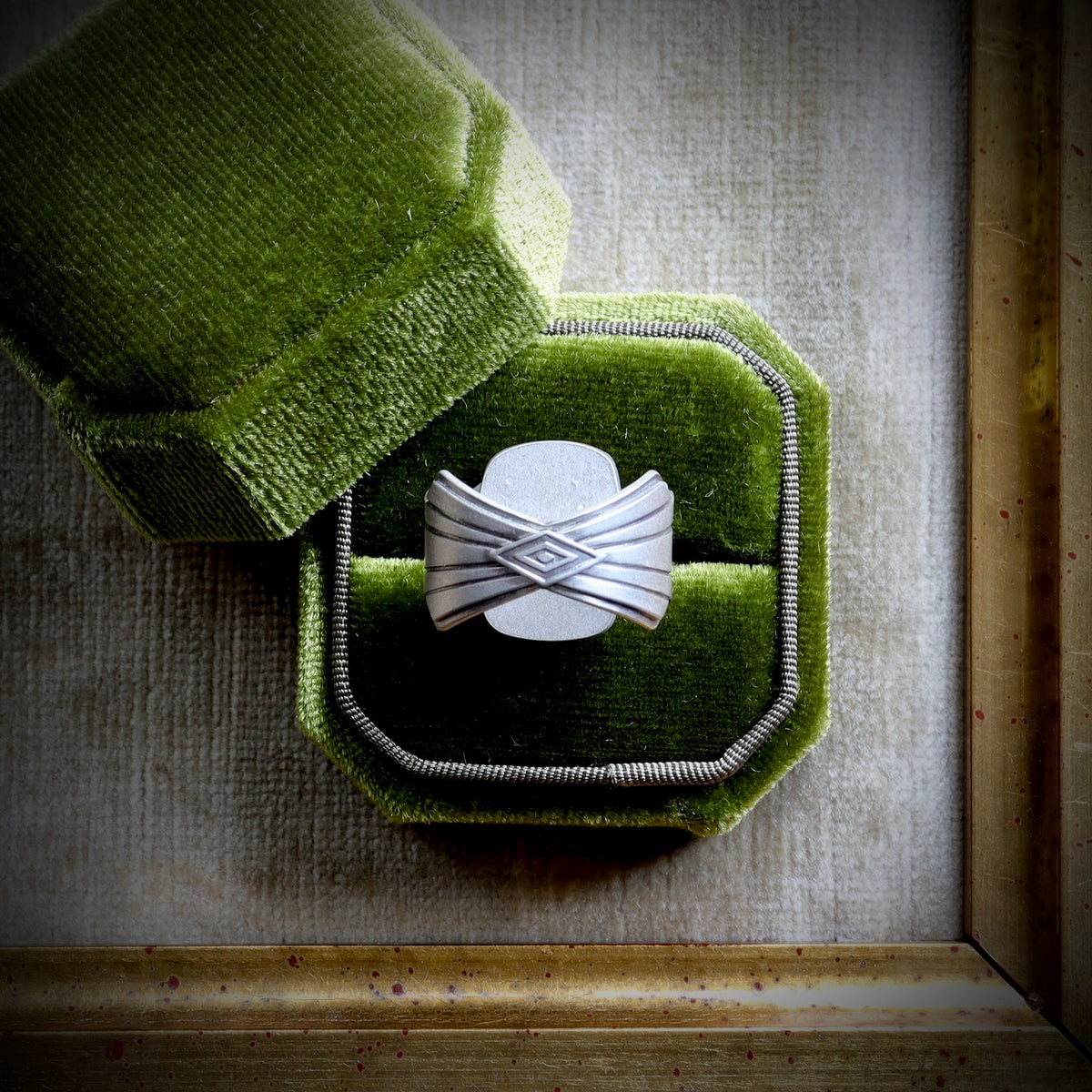 Blue Mountain Jasper Ring