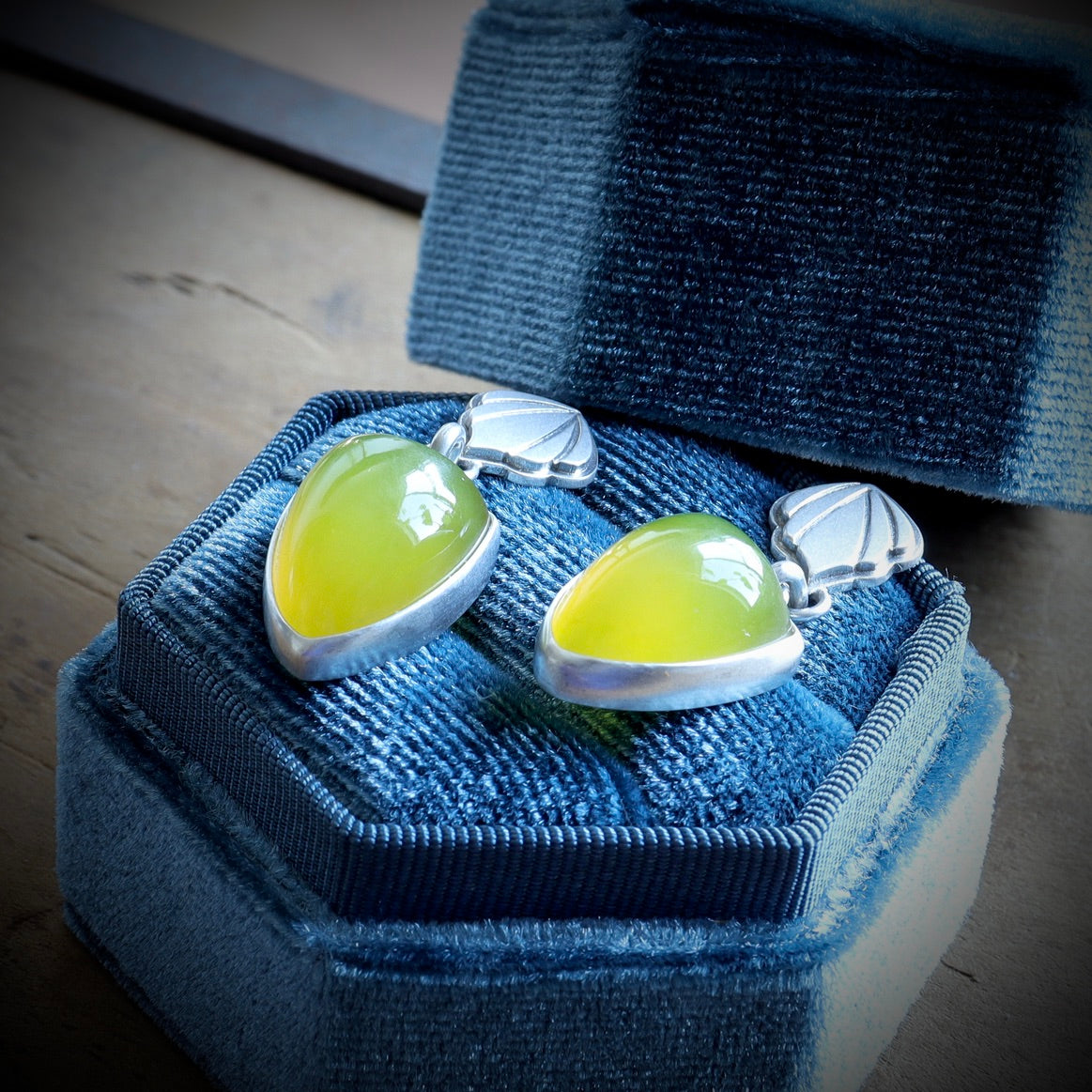 Vesuvianite Earrings