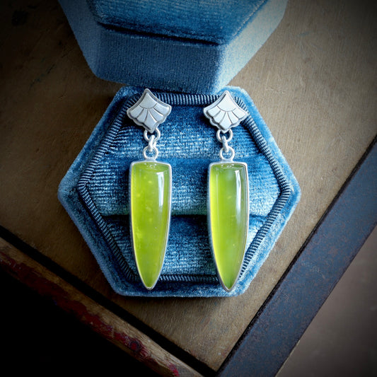 Vesuvianite Earrings